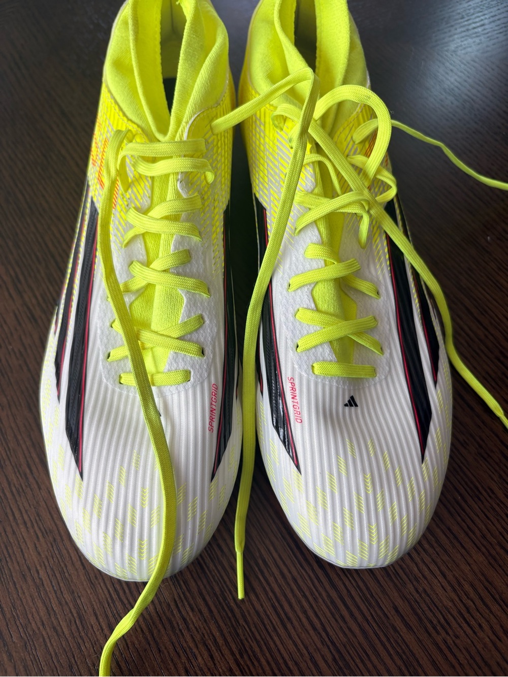 adidas Volt Yellow Indoor Soccer Shoes